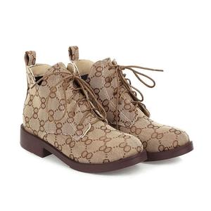 Botas de Mujer al por Mayor Directo de Fábrica para Otoño e Invierno, Botas Estampadas de Diseñador - Product Image 1