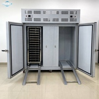 Congélateur rapide à double système indépendant, 30 plateaux, congélateur à air en acier inoxydable 304, congélateur sans givre