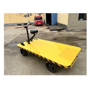 Carro Eléctrico de Cuatro Ruedas, Carro de Plataforma Plana, Carro Eléctrico para Tienda, Carro de Plataforma Plana para Almacén - Product Image 6