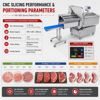 Trancheuse automatique de viande congelée pour bacon, ventre de porc et tranches de bœuf