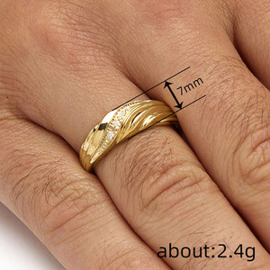 Elegante Anello con Micro Pavé di Zirconi, Gioiello di Lusso alla Moda per Donne - Product Image 3