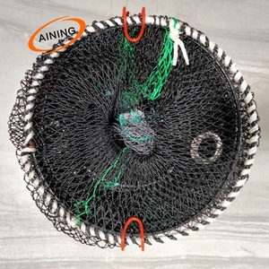 กับดักเหยื่อ<span class=keywords><strong>ตก</strong></span><span class=keywords><strong>ปลา</strong></span>แบบพับได้ <span class=keywords><strong>เสริม</strong></span>ความแข็งแรงด้วยเส้นคู่ แบบยืดหดได้ สำหรับดักกุ้ง ปู ล็อบสเตอร์ - Product Image 5