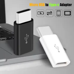 Conector adaptador USB tipo C macho para fêmea, conversor USB-C OTG para celular Android inteligente, mais vendido