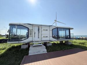 <span class=keywords><strong>Casa</strong></span> Mobile Prefabbricata Modulare con Telaio Zincato, Villa di Lusso Moderna, <span class=keywords><strong>Casa</strong></span> Capsula con Sistema Intelligente - Product Image 6