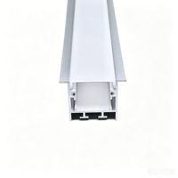 Promotion : Profilé LED en aluminium 30x30mm pour éclairage de bureau, canal LED linéaire suspendu pour plafond