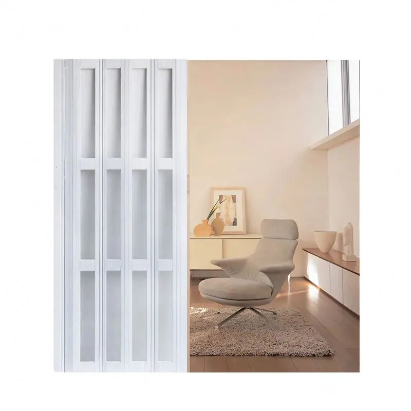 Volume large profit small transparent polycarbonate folding door