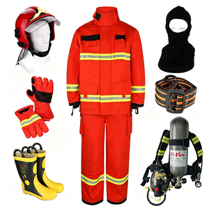 Combinaison de pompier en coton et aramide OEM, uniforme de pompier, tenue de lutte contre l'incendie, vêtements de pompier, EPI - Product Image 2