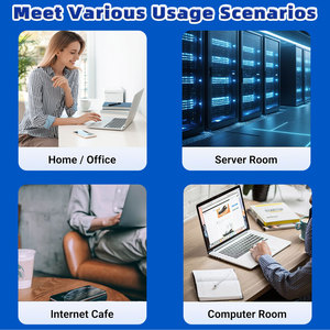 Câble Ethernet plat haute vitesse Cat8 D-Sunty 50 pieds 40 Gbit/s 2000 MHz blindé robuste SFTP RJ45 noir pour modem et cordon de raccordement LAN - Product Image 6