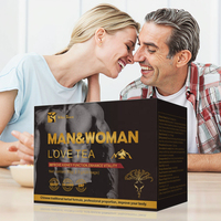 Thé Énergisant Homme et Femme : Maca, Herbes et Compléments Santé pour la Vitalité et la Capacité Sexuelle Masculine – Ingrédients pour Thé des Reins Masculins