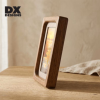 DX Designs Vente en gros Cadre photo en bois vintage avec couche intérieure rayée 4x6 5x7 8x10 pouces pour décoration intérieure