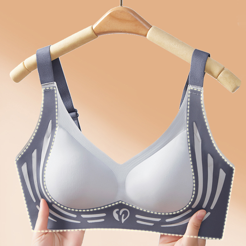 Double Padded Push Up Bra Seamless Wireless Support