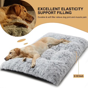 <span class=keywords><strong>Matelas</strong></span> pour <span class=keywords><strong>chien</strong></span> et chat en peluche épaisse et chaude pour l'hiver, lavable, grand canapé-lit pour <span class=keywords><strong>chien</strong></span> et chat, coussin doux pour dormir, fournitures pour animaux de compagnie - Product Image 4
