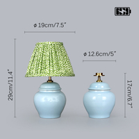 Lampe de table en céramique sans fil Warm Ins Fashion 2700K, moderne, simple, décoration de chambre à coucher, lampe de table en verre LED