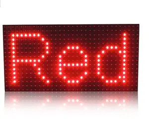 Außentext-Bildschirm des Werbe bildschirm moduls 320*160mm P10 Einfarbiges LED-Anzeige modul LED-Außen schild Front-Service