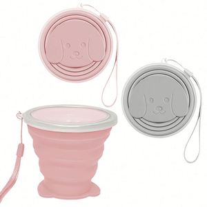 Ensemble de voyage pliable personnalisé avec logo, gobelet à café pliable en plastique réutilisable pour le camping - Product Image 1