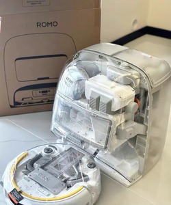 Fregadora de Pisos Comercial Original ROMO S/A /P, Goma, 25000 Pa de Succión, Detección de Obstáculos a Nivel de Milímetros, Mejor Cobertura - Product Image 2