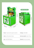 Machine de jeu d'arcade Whack-a-Mole à monnayeur pour enfants