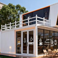 Casa Contenedor Prefabricada Modular Moderna, Ensamblaje Rápido, Panel Sándwich, Prefabricada, Desmontable, Plegable, Hotel al Aire Libre