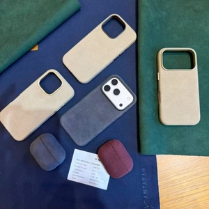 Yubo เคสโทรศัพท์หนัง Alcan tara แบบแม่เหล็กกันกระแทกสำหรับ16 PRO MAX เคสพรีเมี่ยมหลากสีสุดหรู - Product Image 2