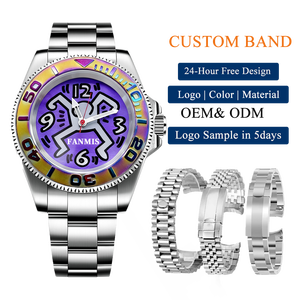 <span class=keywords><strong>Montre</strong></span>-<span class=keywords><strong>bracelet</strong></span> automatique mécanique pour homme avec mouvement japonais NH35 amélioré, cristal saphir, nouvelle version OEM, Relojes Hombre - Product Image 1