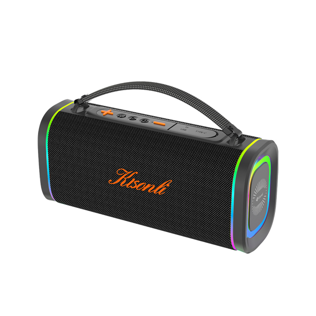 Rechargeable for Bluetooth Speaker with RGB LED Lighting for Party Outdoor and Home Theatre Use