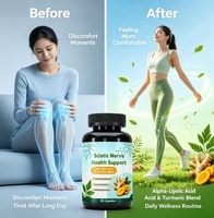 Complément Herbal OEM à Succès pour la Santé du Nerf Sciatique : Capsules à l'Acide Alpha-Lipoïque et au Curcuma pour Adultes