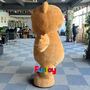 Costume Gonfiabile <span class=keywords><strong>da</strong></span> <span class=keywords><strong>Orsacchiotto</strong></span> Alto 2m, Mascotte Carina per Feste - Product Image 2