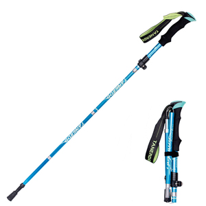 Unionpromo <span class=keywords><strong>de</strong></span> luz <span class=keywords><strong>Trekking</strong></span> Polo 5 Sección <span class=keywords><strong>de</strong></span> aluminio <span class=keywords><strong>Trekking</strong></span> Polo bastón plegable - Product Image 5