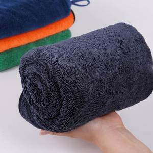 Serviette de lavage de voiture en microfibre torsadée simple face 600g multi-tailles super absorbante - Product Image 1