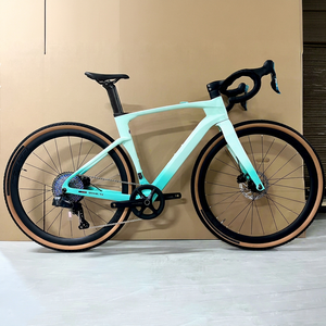 Carbon Gravel Bike V3 Wireless 13-speed Wheeltop Electronic Groupset Hydraulic Disc 700c Aluminum Wheels Ergonomic Saddle - Product Image 1