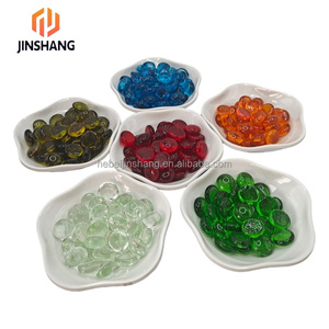 Perles plates décoratives <span class=keywords><strong>en</strong></span> verre poli non toxiques pour la décoration intérieure et l'aménagement paysager – Direct Usine - Product Image 1