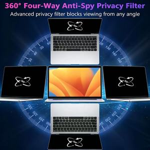 Filtro de Privacidad para Pantalla de Portátil de 4 Vías y 360 Grados, Anti-Espía, Anti-Voyeur, Protector de Privacidad para Portátiles de 13.3, 14, 15.<span class=keywords><strong>6</strong></span> y 17 Pulgadas, <span class=keywords><strong>Precio</strong></span> al por Mayor - Product Image 2