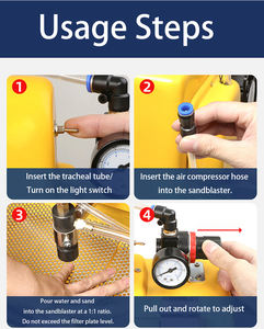 Schmuck Sands trahl maschine Gold Sands trahl geräte Gold Schleif geräte Dental Lab Sands trahl geräte - Product Image 5