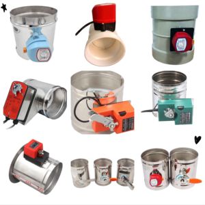 Hina-amortiguador eléctrico para <span class=keywords><strong>ducto</strong></span>, amortiguador para motor - Product Image 5