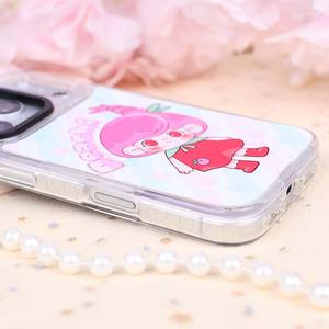 17 प्रो मैक्स ऐक्रेलिक टीपू सामग्री ओएम निर्माता के लिए कस्टम चुंबकीय शॉकप्रूफ कार्ड धारक फोन मामला - Product Image 4