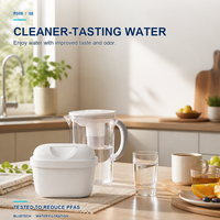 Cartouches de filtre à eau domestique compatibles Bri Ta, sans BPA, certifiées NSF LFGB, pour l'élimination des impuretés et contaminants métalliques lourds PFAS, lot de 4