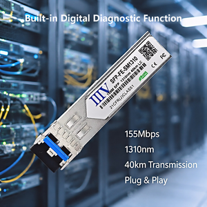 SFP模块 155M 1310nm 40KM 双端口 LC SMF 光纤收发器 兼容快速以太网交换机 OEM 支持 3 年保修 - Product Image 3