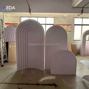 LEDA Customized Professional Acrylic LED Backdrop with Light for Wedding Birthday and Party Events <b>Decor</b> - Product Image 4