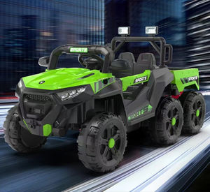 Usine vendant un nouveau modèle de gros <span class=keywords><strong>camion</strong></span> jouet électrique pour enfants télécommande pour enfants grande batterie moteur grand 6 roues voiture à pédales - Product Image 2