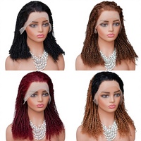 Perruque en cheveux humains Remy bouclés coupés 13*4 avec dentelle transparente sans colle, densité 150% pour femmes, approvisionnement direct usine