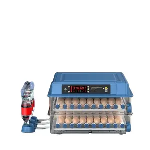 Máquina de eclosión completamente automática a la venta incubadora de huevos de gallina 112 huevos 12V 220V incubadora