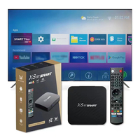 XS97 lecteur HD Android 10.0 Wifi Internet chaînes gratuites 2 + 16 Go décodeur TV Box Smart TV Box