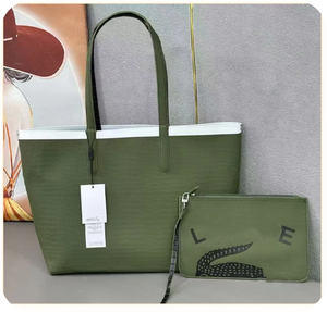 Demandez le catalogue : Sac fourre-tout léger et polyvalent pour femme, motif crocodile rétro, grande capacité, sac Lacoste. - Product Image 4