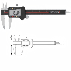 Roestvrij Staal, 0-200Mm Bereik Met Data-<span class=keywords><strong>Output</strong></span> Voor Productie/Machines-Digitale Schuifmaat (Type Ii Industriële Versie) - Product Image 4