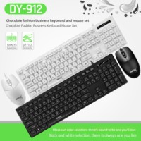 Deiog DY-912 Set Keyboard dan Mouse Berkabel 104 Tombol 1200dpi Port USB Desain Ergonomis Tombol Fungsi Multimedia yang Dapat Diprogram Tahan Air