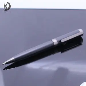 Khuyến mại quà tặng bút màu đen với in tên phong cách tùy chỉnh cao cấp Twist hành động bút bi