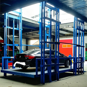 Plataforma Elevadora Hidráulica <span class=keywords><strong>de</strong></span> Acero LEO LEOJD Fabricada en China, 5000 kg, 3500x6000 mm, para 2 Pisos, Usada - Product Image 3