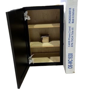 ตู้ครัว SANYANG สไตล์อเมริกันโมเดิร์น ทำจากไม้แท้ ประกอบเองได้ รุ่น Shaker สีเอสเพรสโซ จากผู้ผลิตในเวียดนาม - Product Image 5