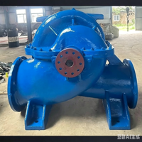 Pompe centrifuge à double aspiration à corps divisé horizontal de type S, haut débit, pour l'alimentation en eau, l'irrigation et les stations de traitement des eaux