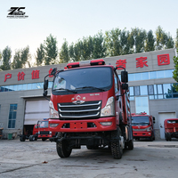 Stok Tersedia Foton Linghang M5 4WD Truk Pemadam Kebakaran Multiguna Kendaraan Khusus untuk Operasi Penyelamatan di Pegunungan dan Lapangan